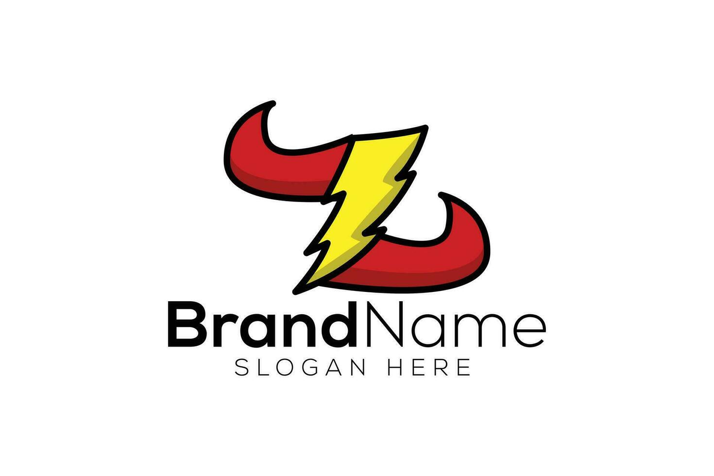 Minimal and Professional letter Z thunder vector logo design
