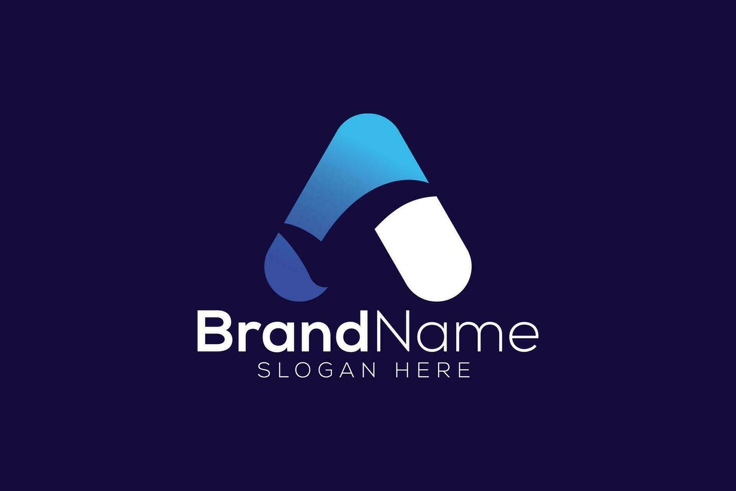 Trendy and Professional letter A check mark done logo design vector template