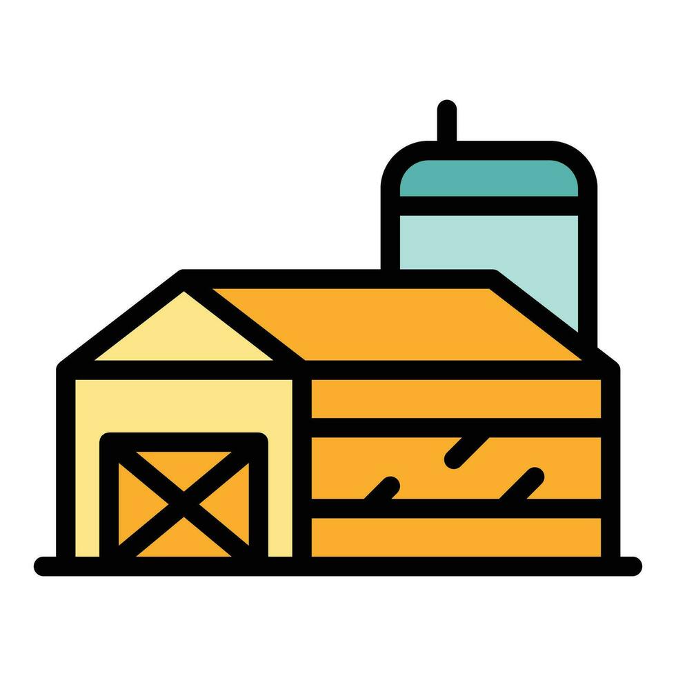 Belarus factory icon vector flat