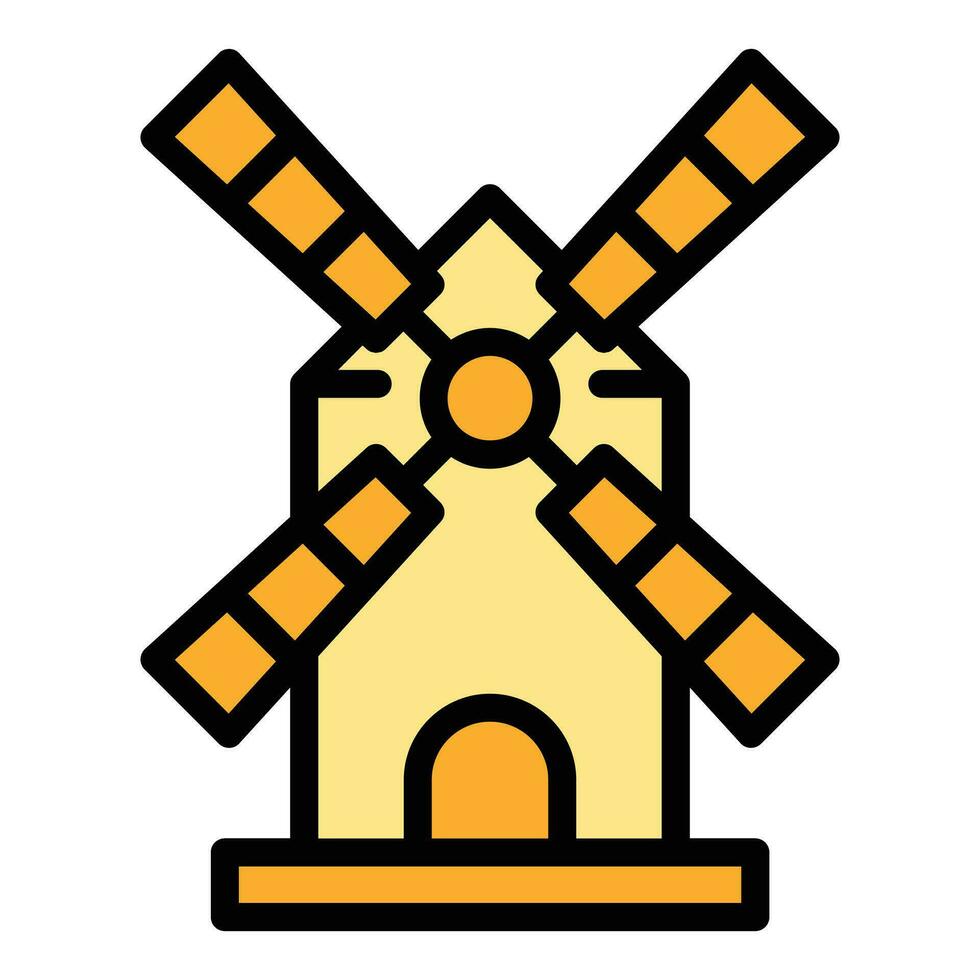 Belarus mill icon vector flat