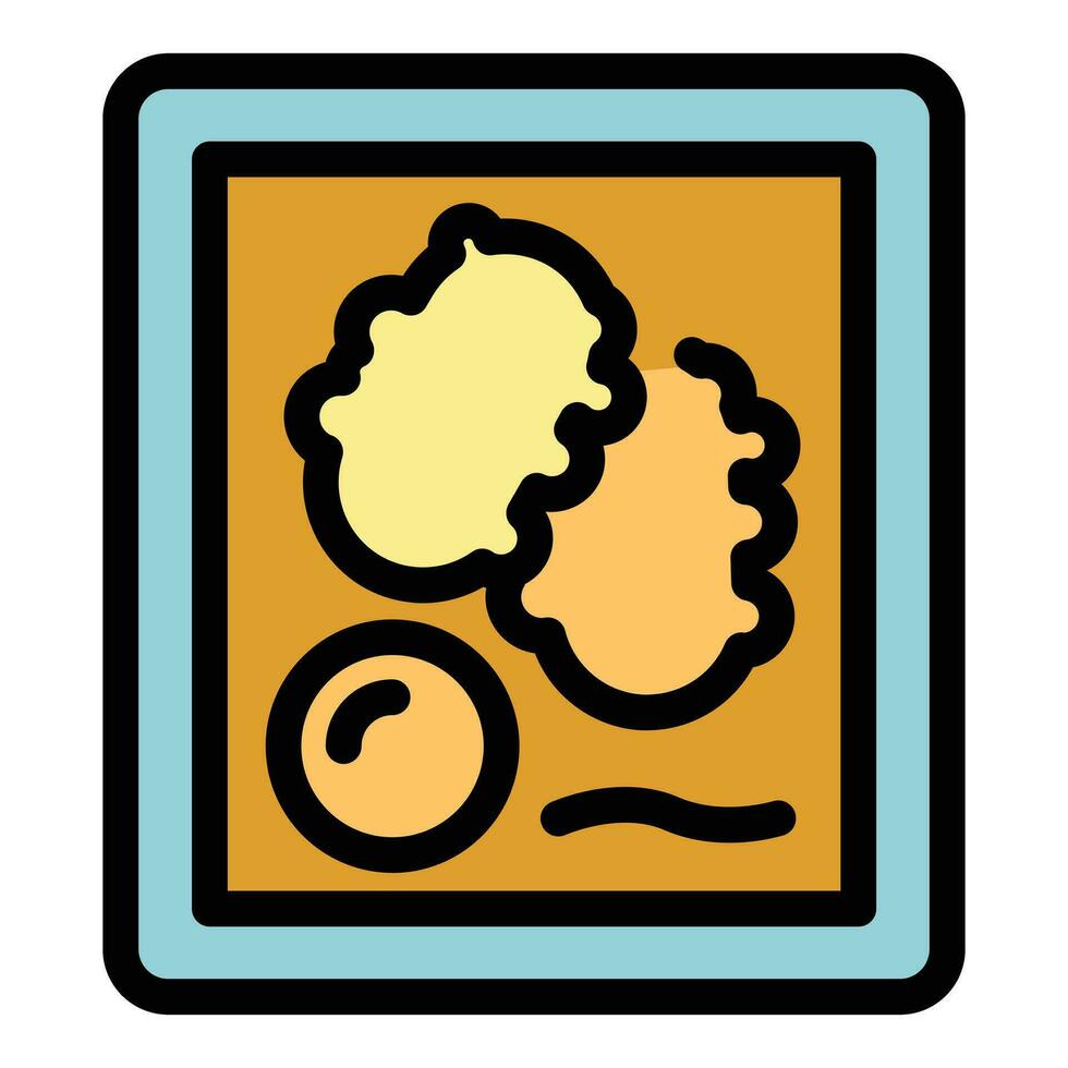Top view top meat icon vector flat
