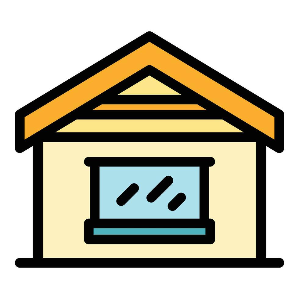 New house icon vector flat