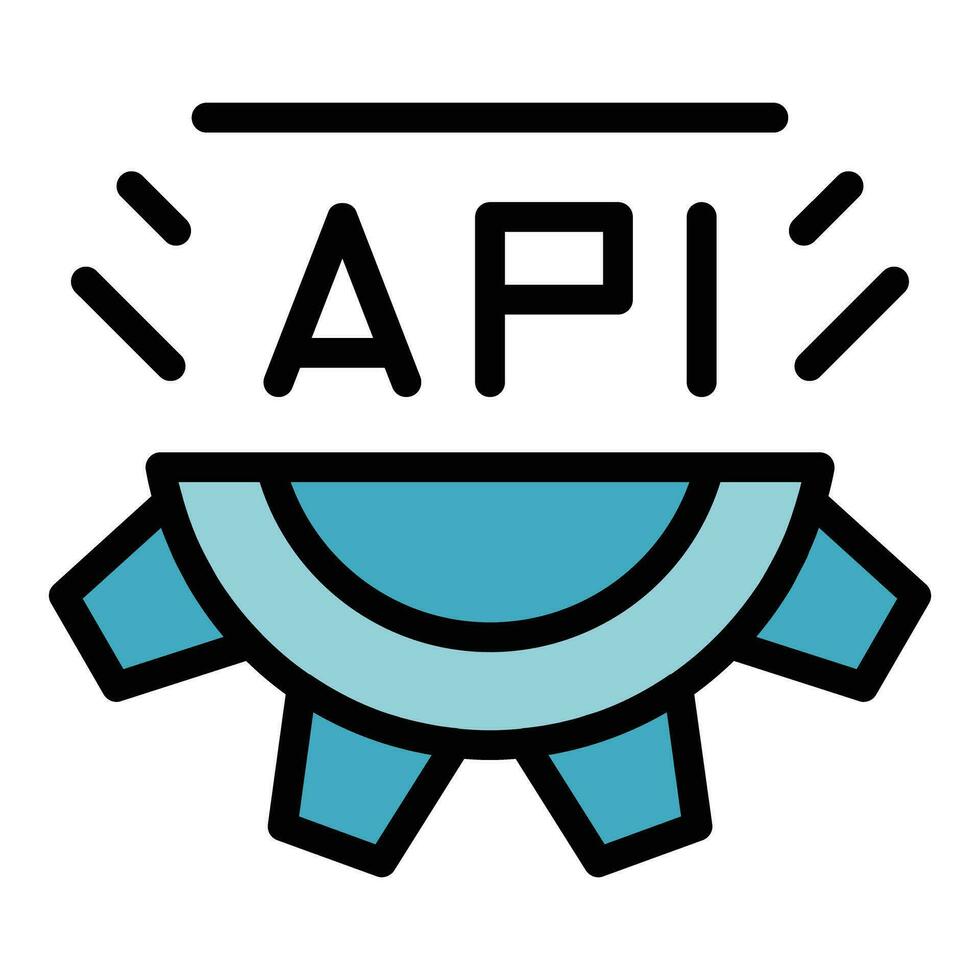 Api software icon vector flat 28141622 Vector Art at Vecteezy