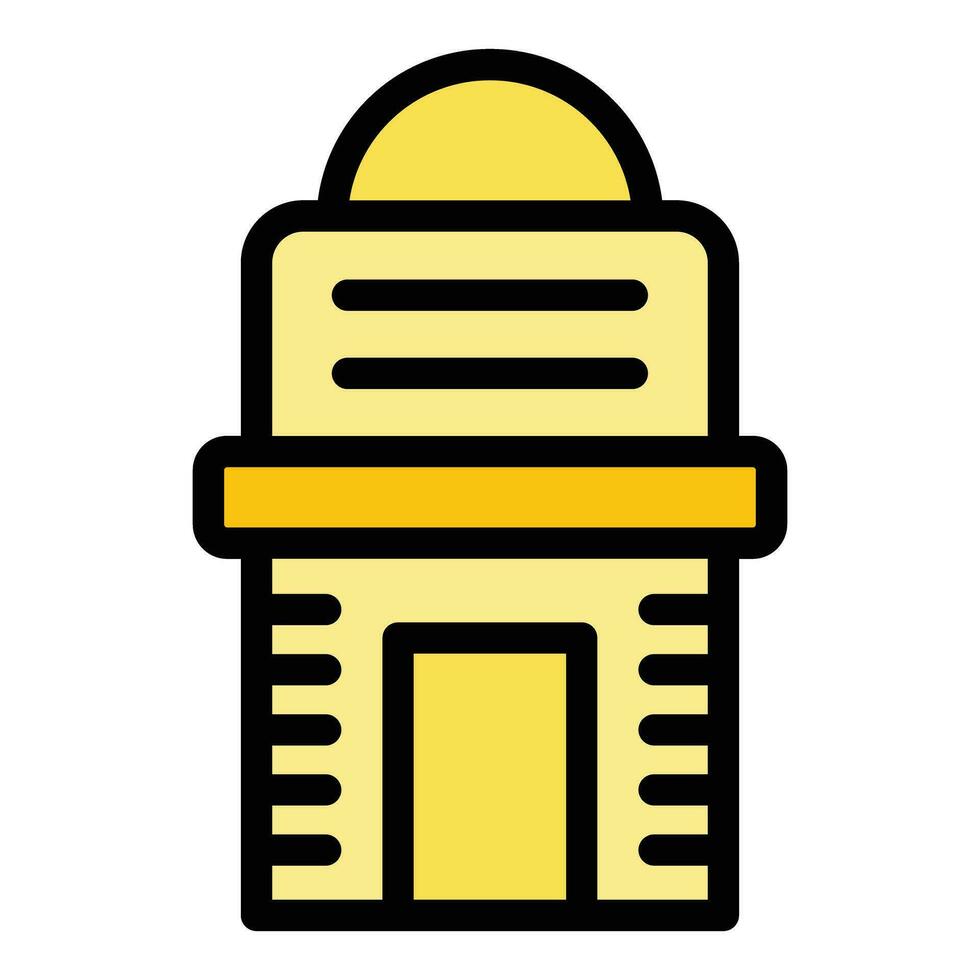 Famous dark icon vector flat