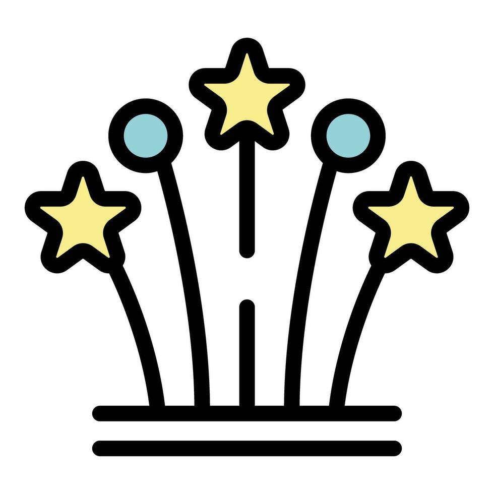 Delight effect icon vector flat