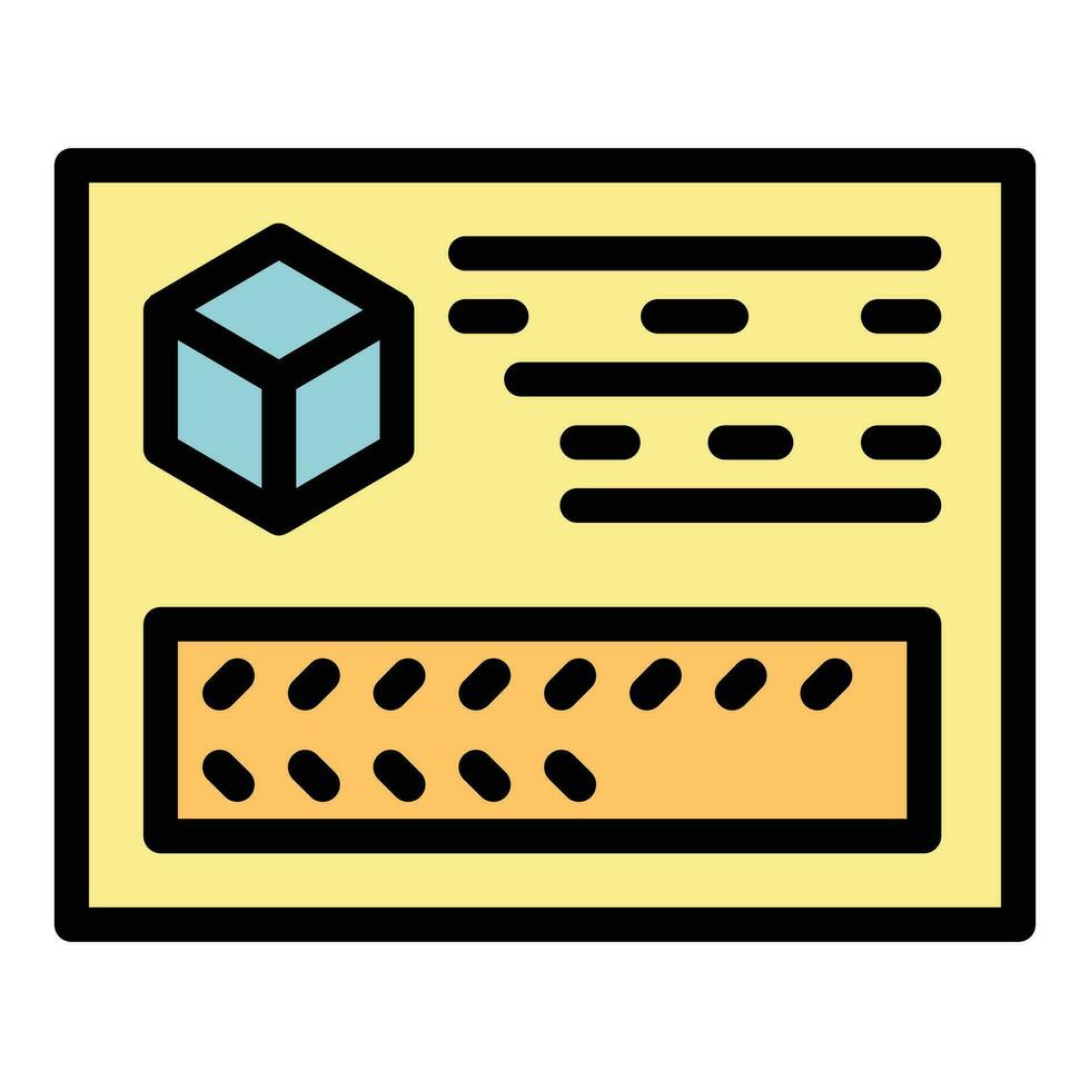 App code icon vector flat