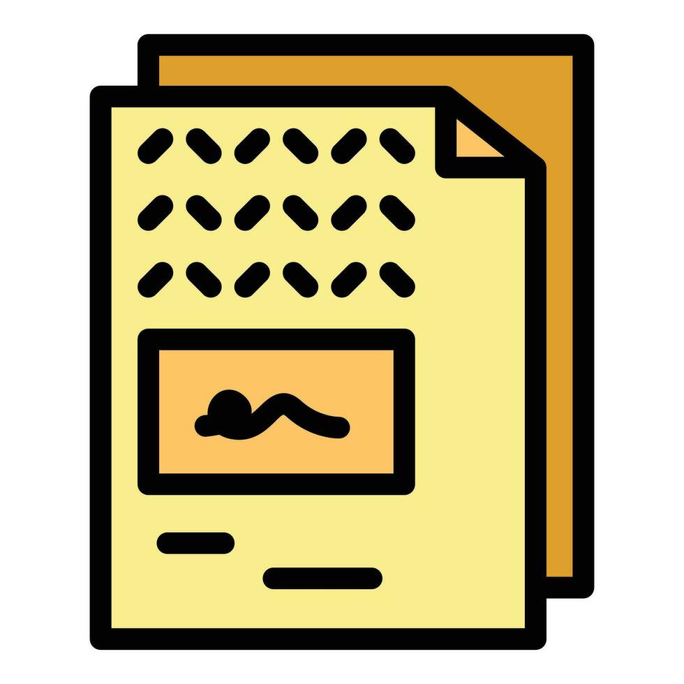 Software paper icon vector flat