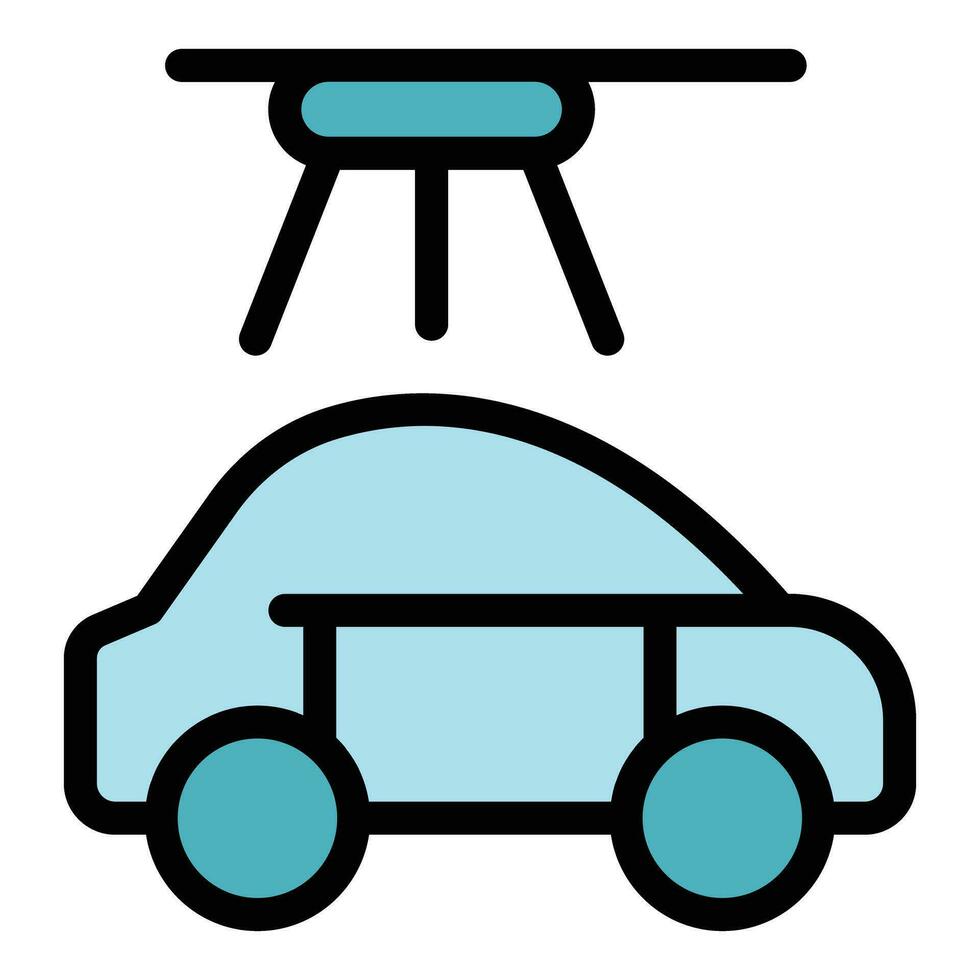 Car auto spray icon vector flat