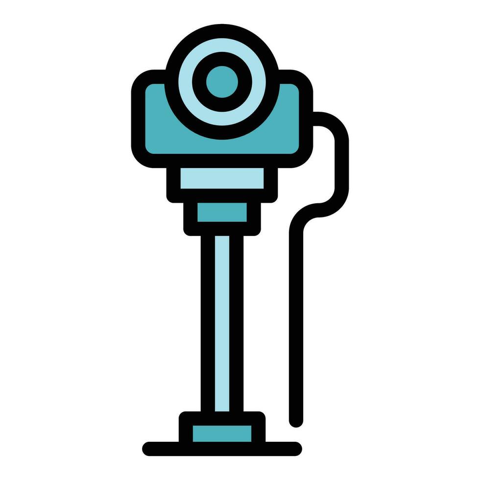 Air cinema projector icon vector flat