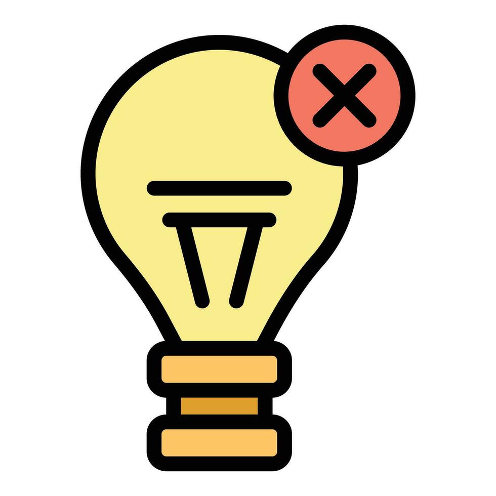 Bulb learning icon vector flat