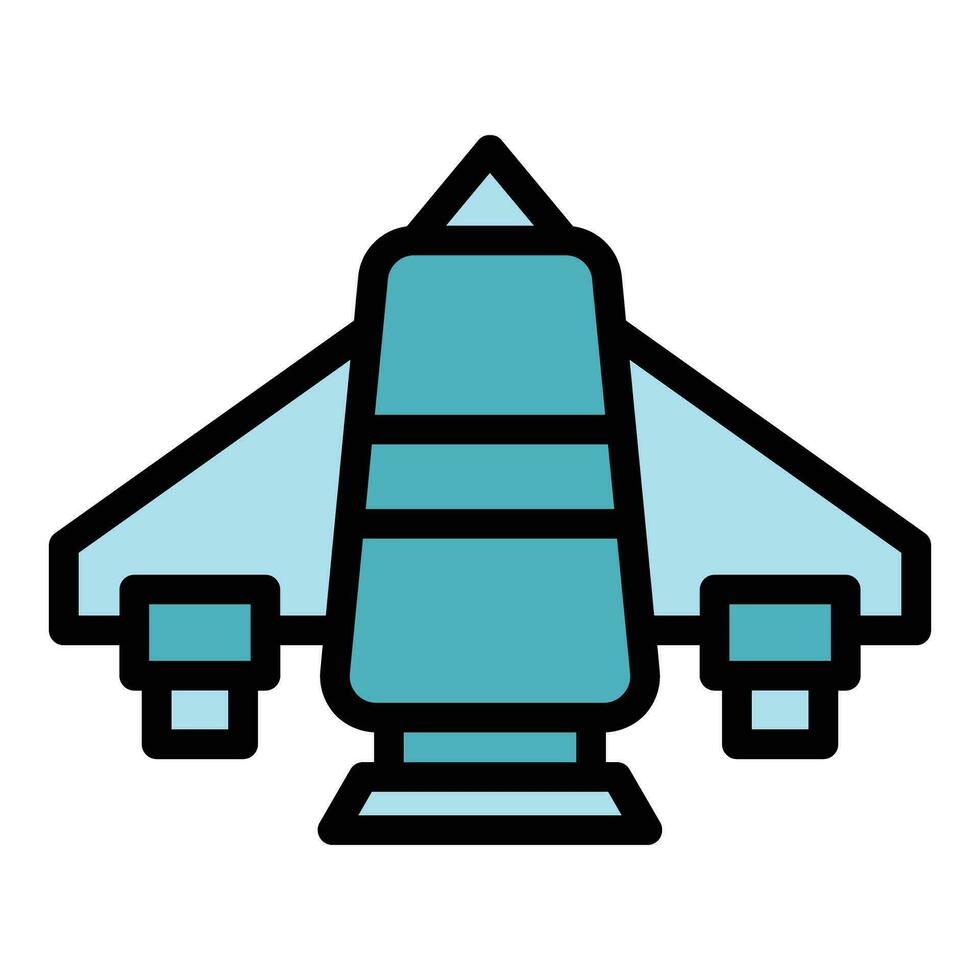 Goal jetpack icon vector flat