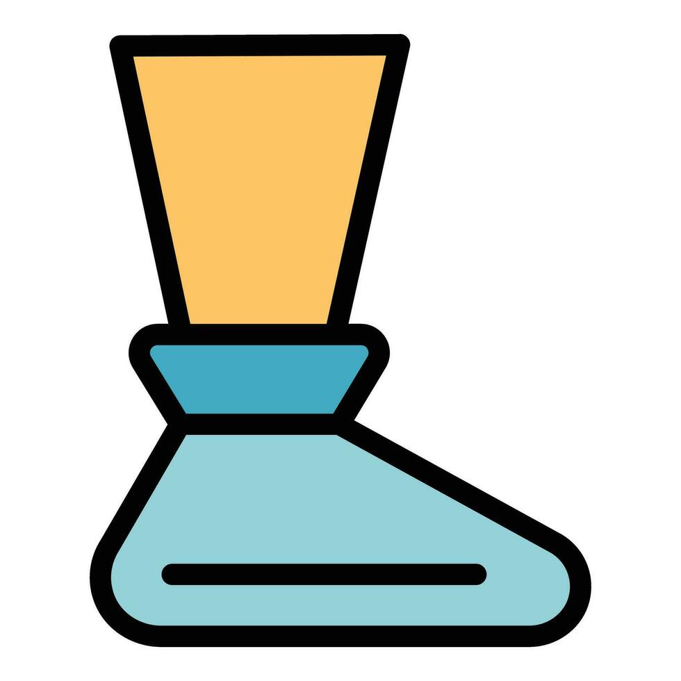 Shoe cover icon vector flat