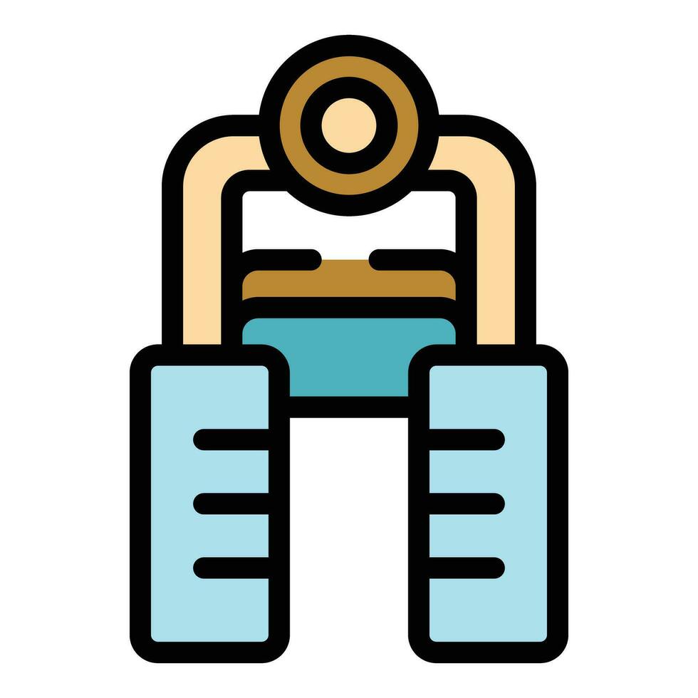 Handle espander icon vector flat