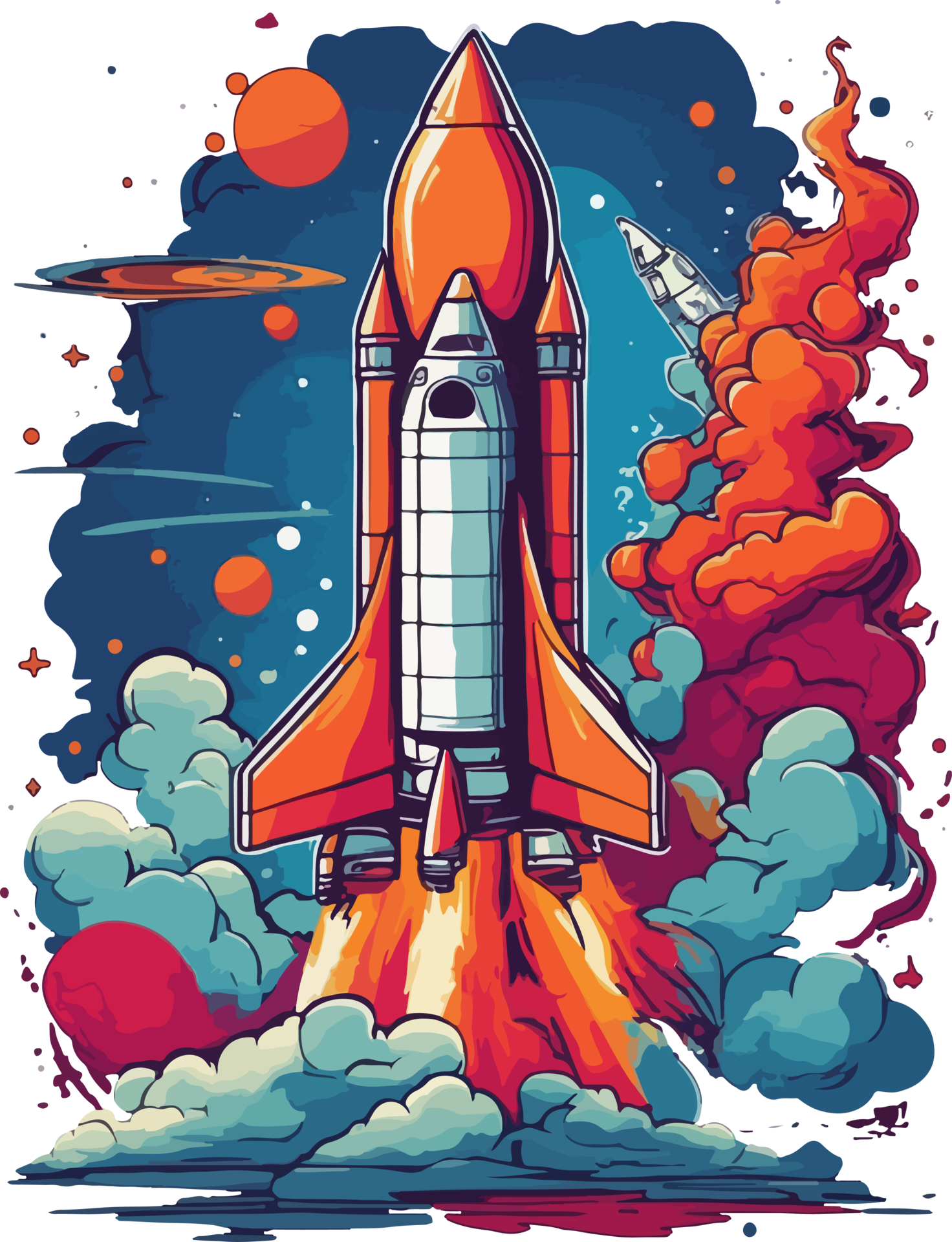 Rocket Digital Art Ready To Print With Ai Generative 28142610 Png Rocket Digital Art Ready To Print With Ai Generative 28142610 Png