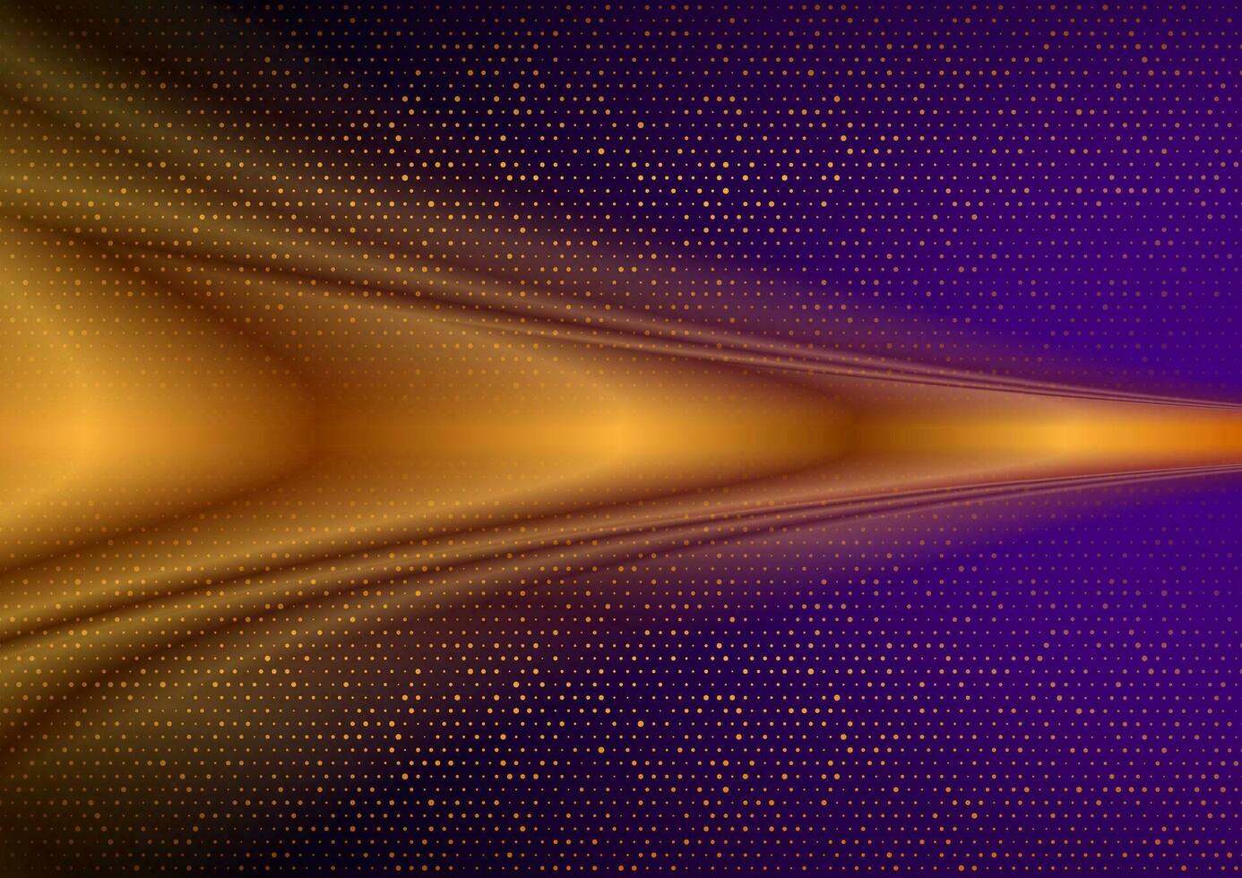 Small golden dots abstract technology background vector