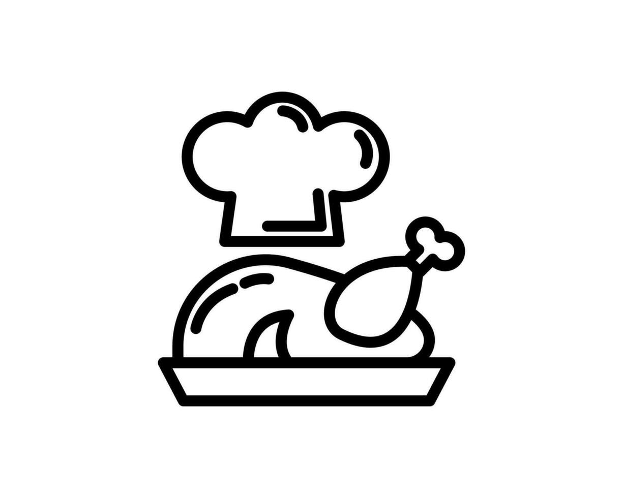 culinary Vector Design Icon outline on white background suitable for your website, display and design need