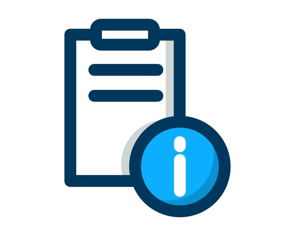 Information Vector Design Icon outline on white background suitable for your website, display and design need