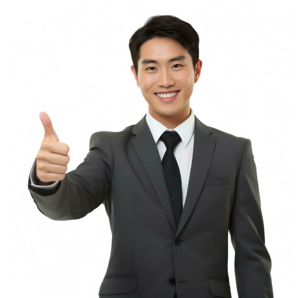 Asian businessman isolated photo