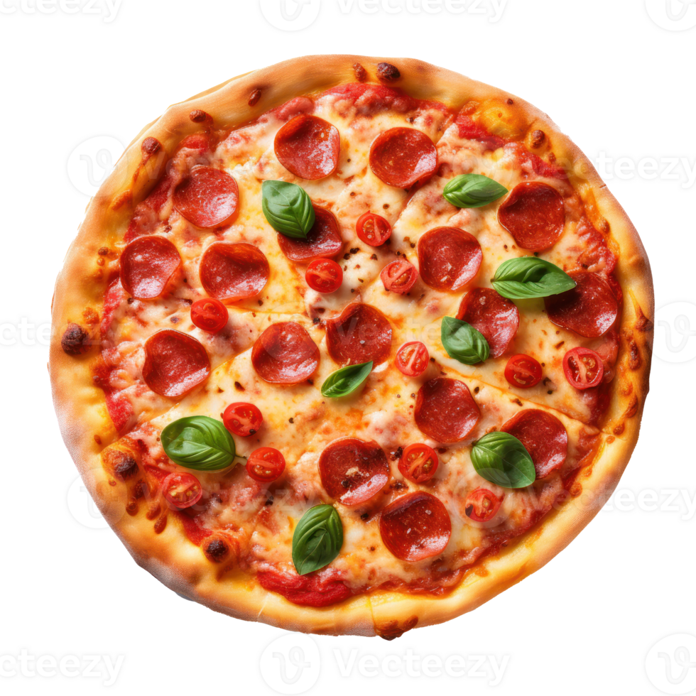 heiß lecker Pizza isoliert png