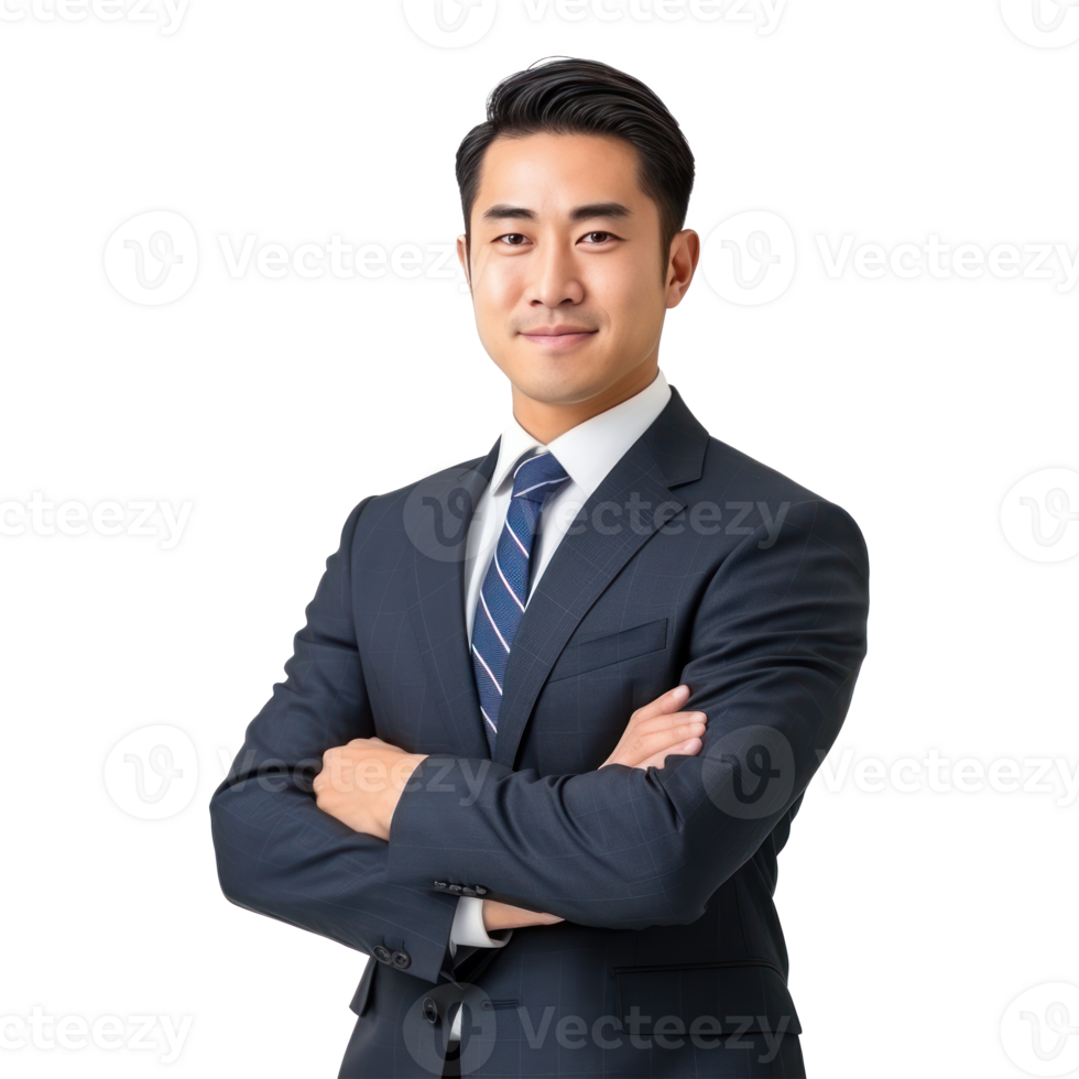 Asian businessman isolated png