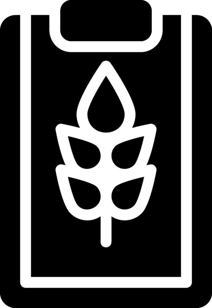 clipboard glyph icon vector