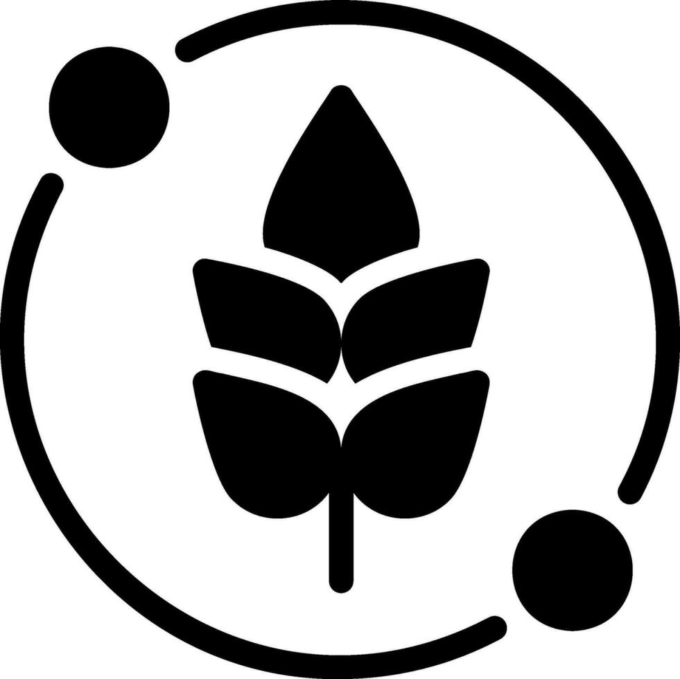 agronomy glyph icon vector
