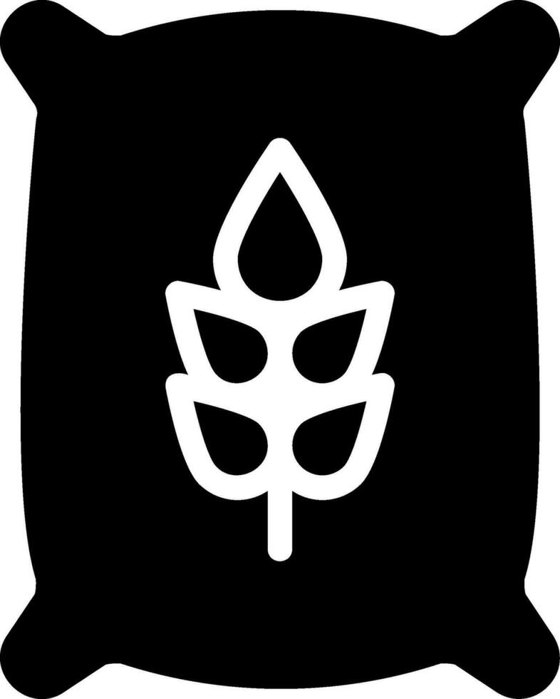 seed glyph icon vector