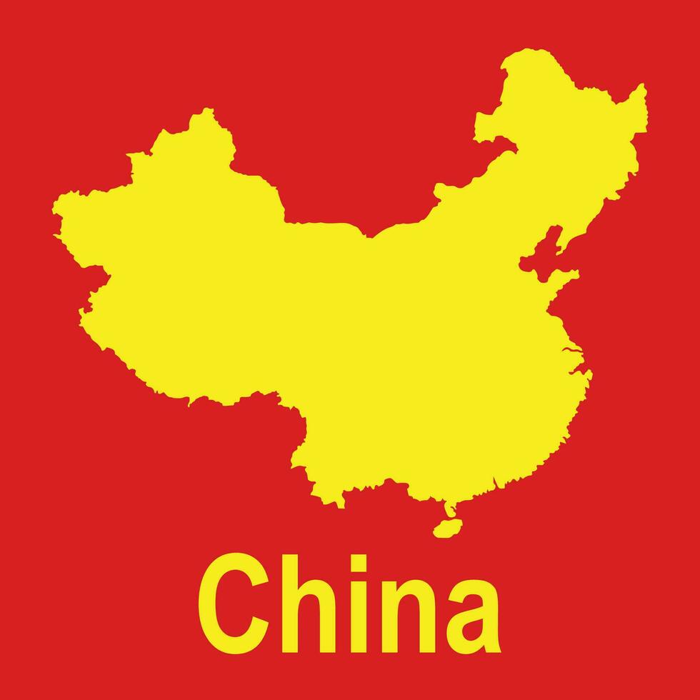 chinese map icon vector