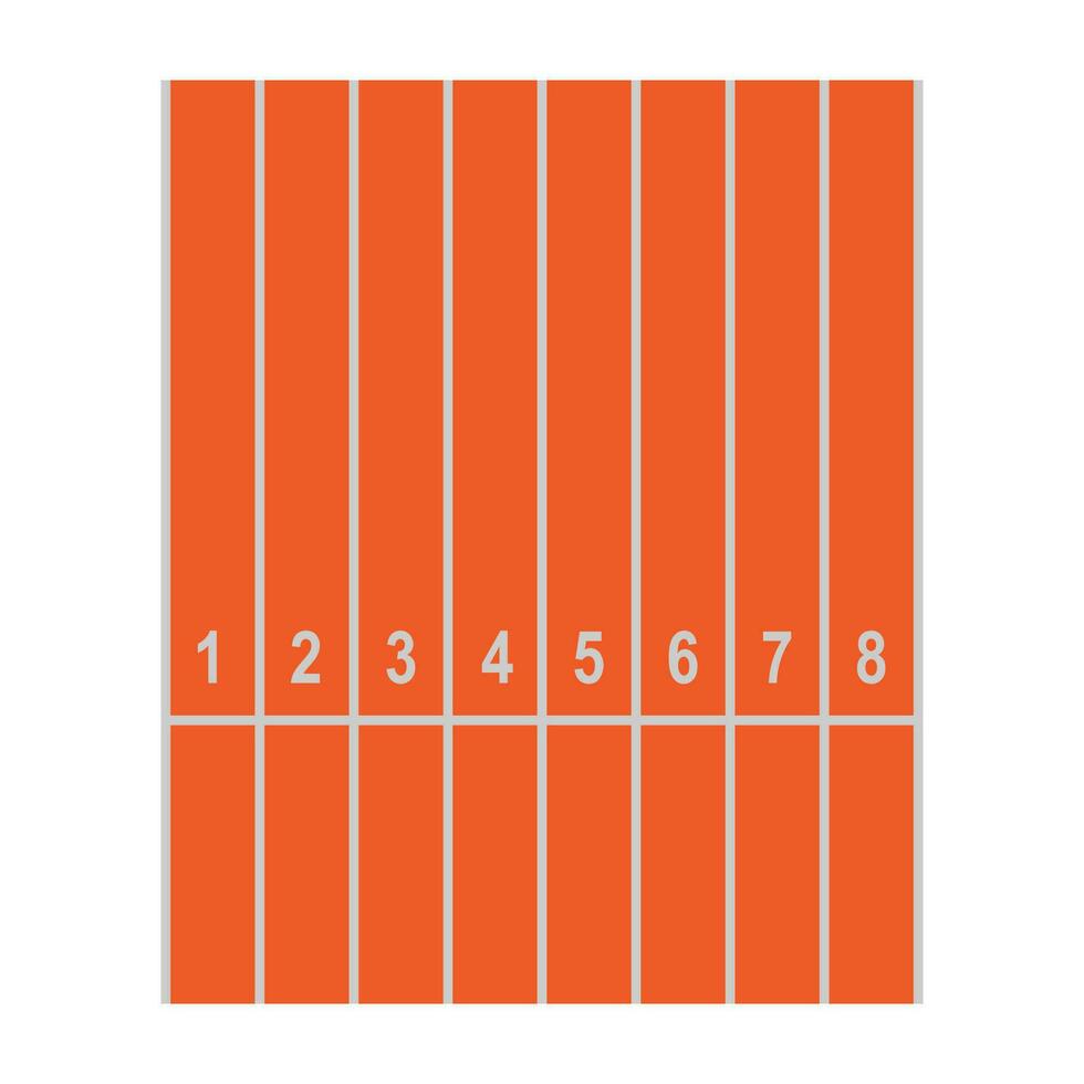 running race track icon vector