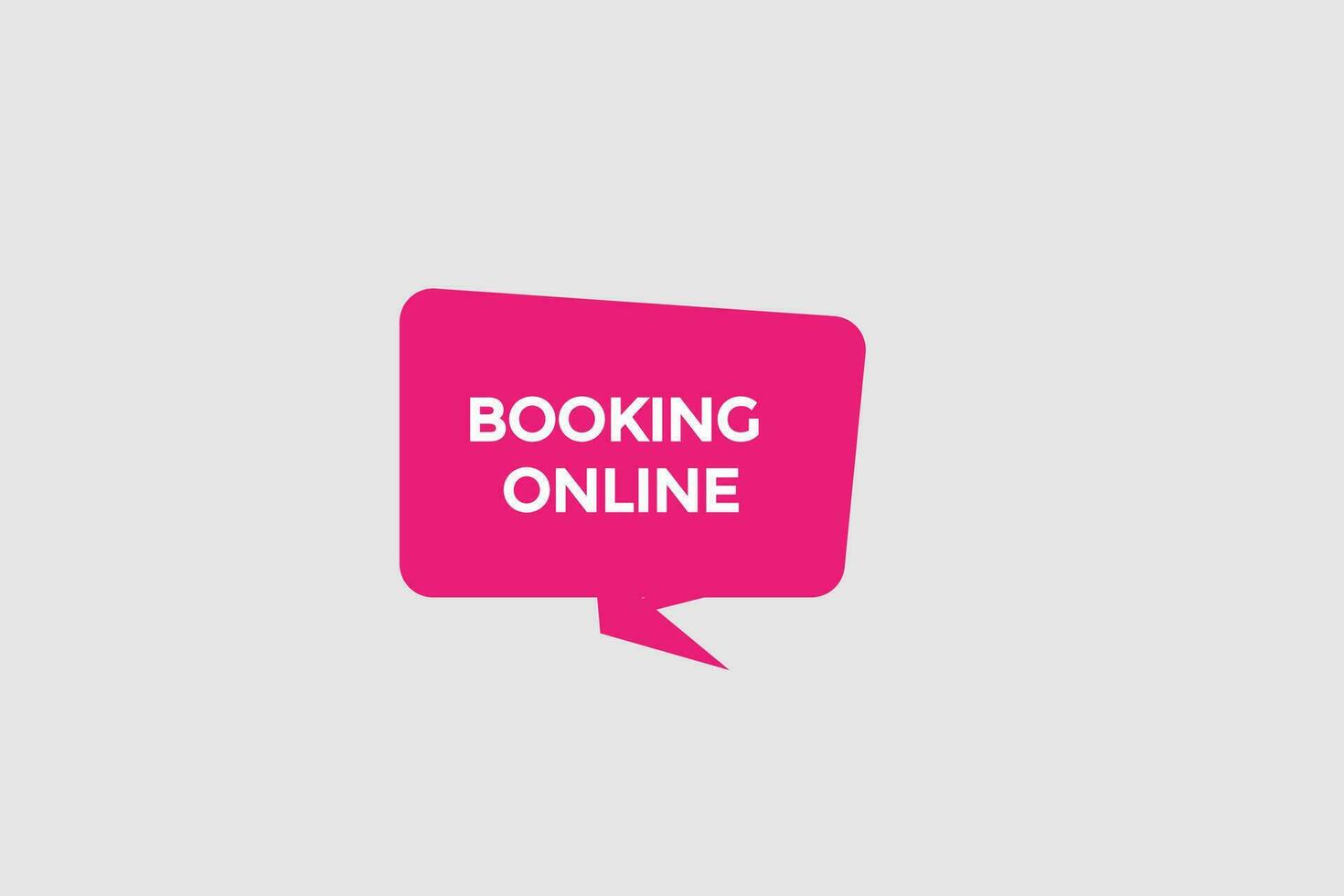 new booking online modern, website, click button, level, sign, speech, bubble  banner, vector