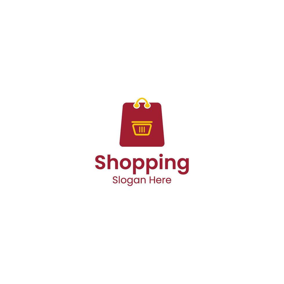 modern shopping mart grocery and food store mart logo design template vector and fully editable