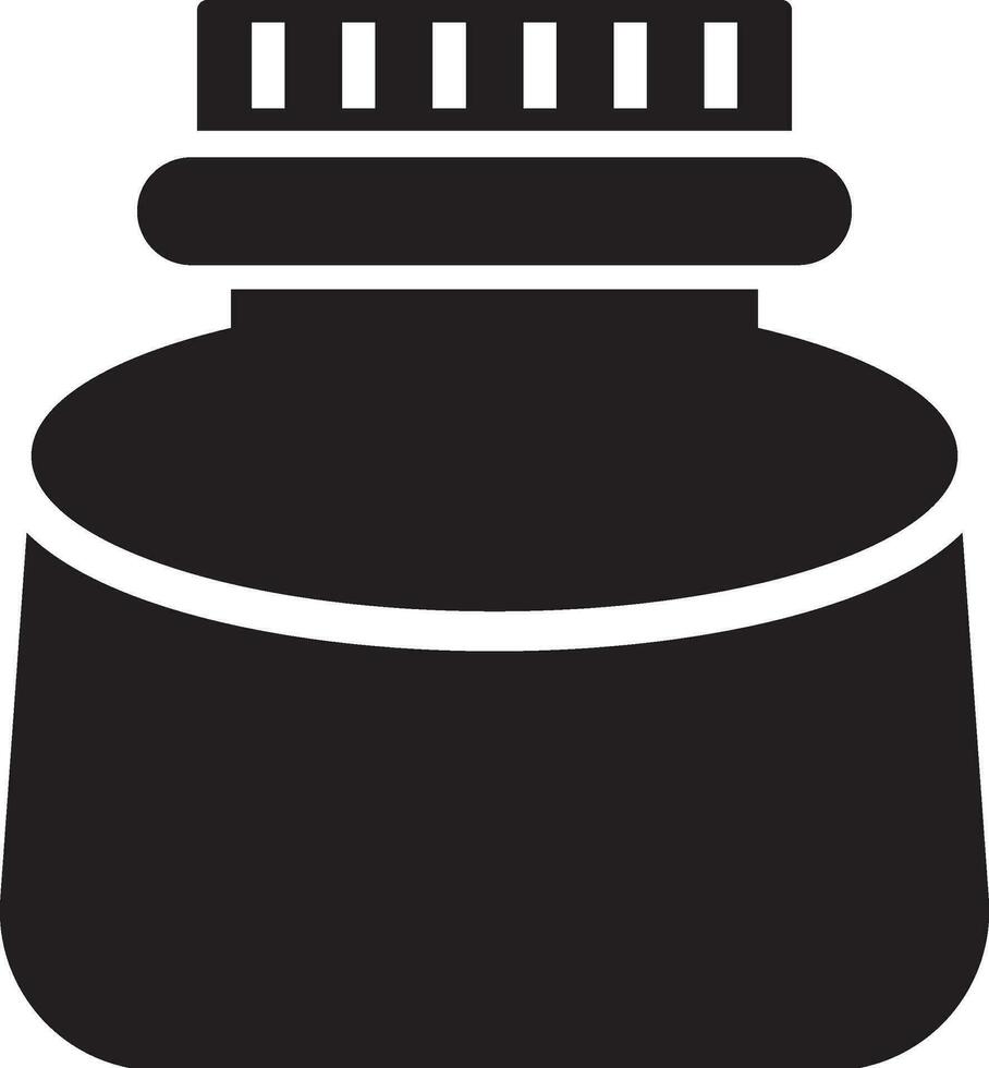 Ink well icon vector