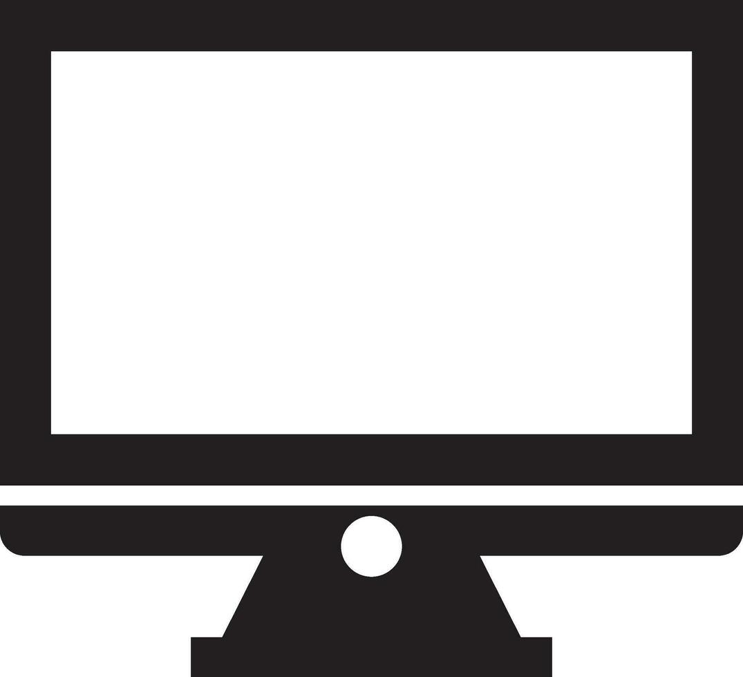 Monitor vector icon