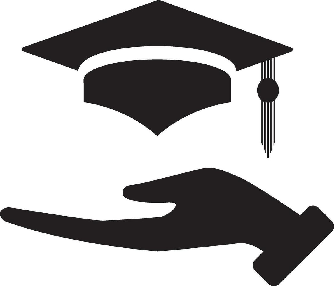 Graduation vector icon