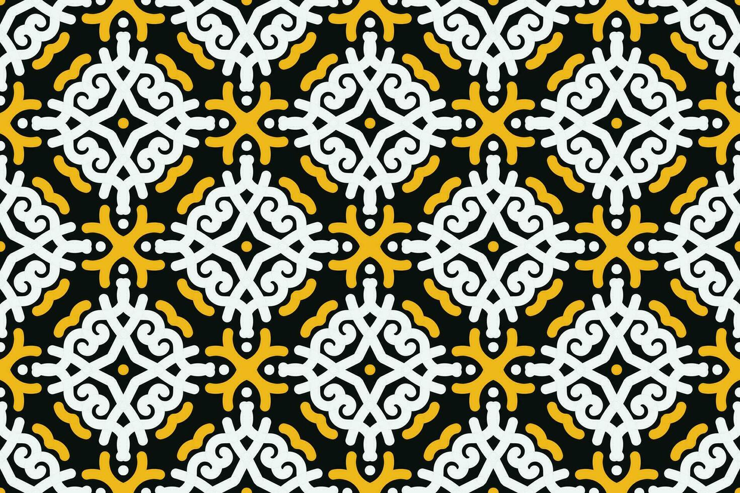 Spanish tile pattern vector seamless with floral ornaments. Portuguese azulejos ceramic, mexican talavera, italian sicily majolica design. Texture for kitchen wallpaper or bathroom flooring.