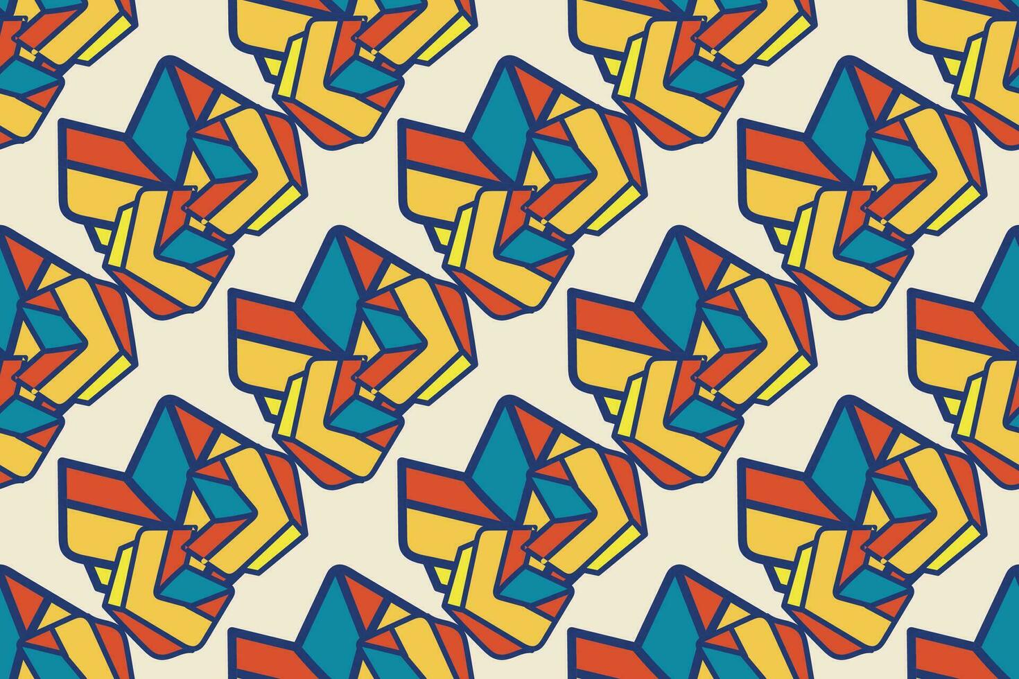 seamless pattern with elegant color vector