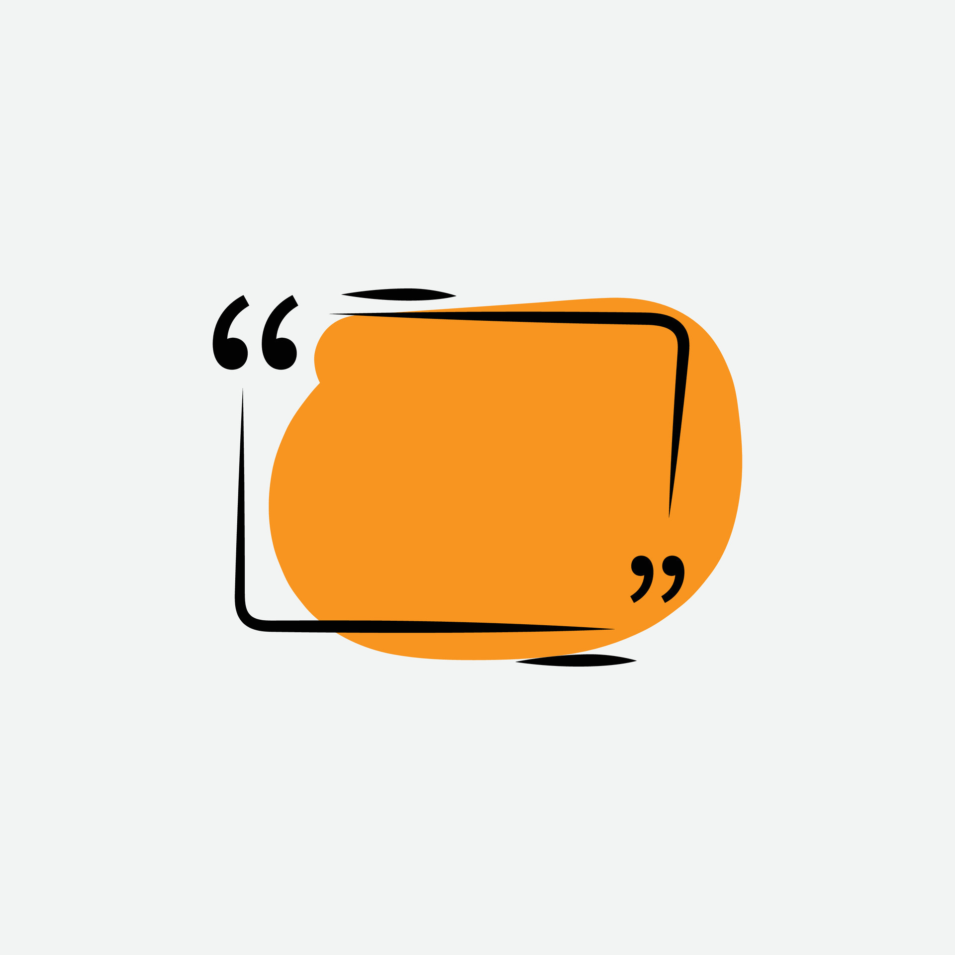 quote box frame, texting quote blank template box, design box quotation