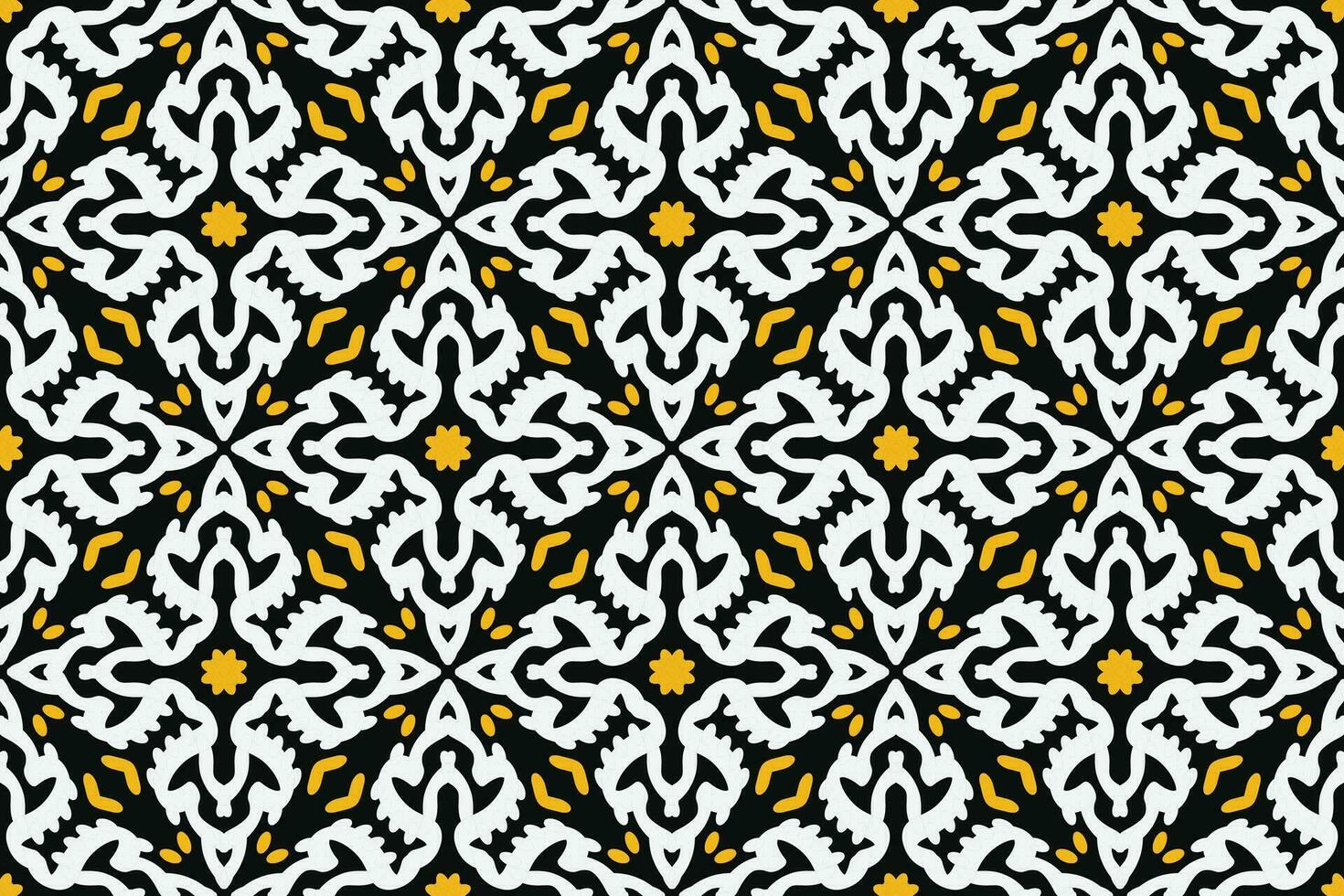Spanish tile pattern vector seamless with floral ornaments. Portuguese azulejos ceramic, mexican talavera, italian sicily majolica design. Texture for kitchen wallpaper or bathroom flooring.
