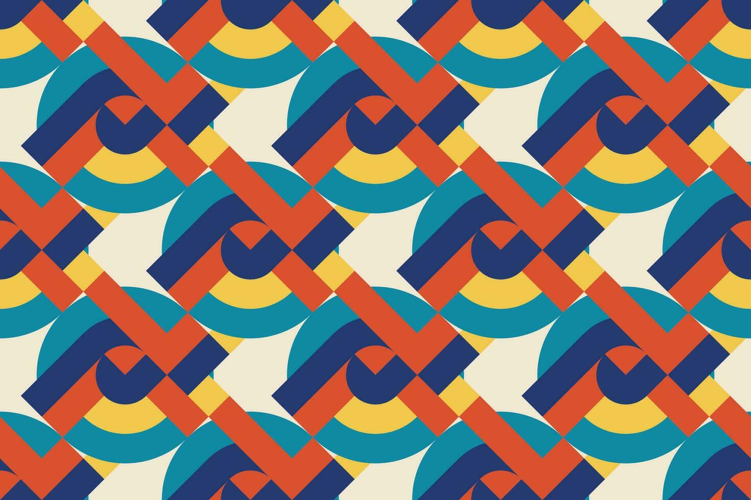 Abstractgeometric pattern background, vector circle, triangle and square lines color art design. Colorful pattern background