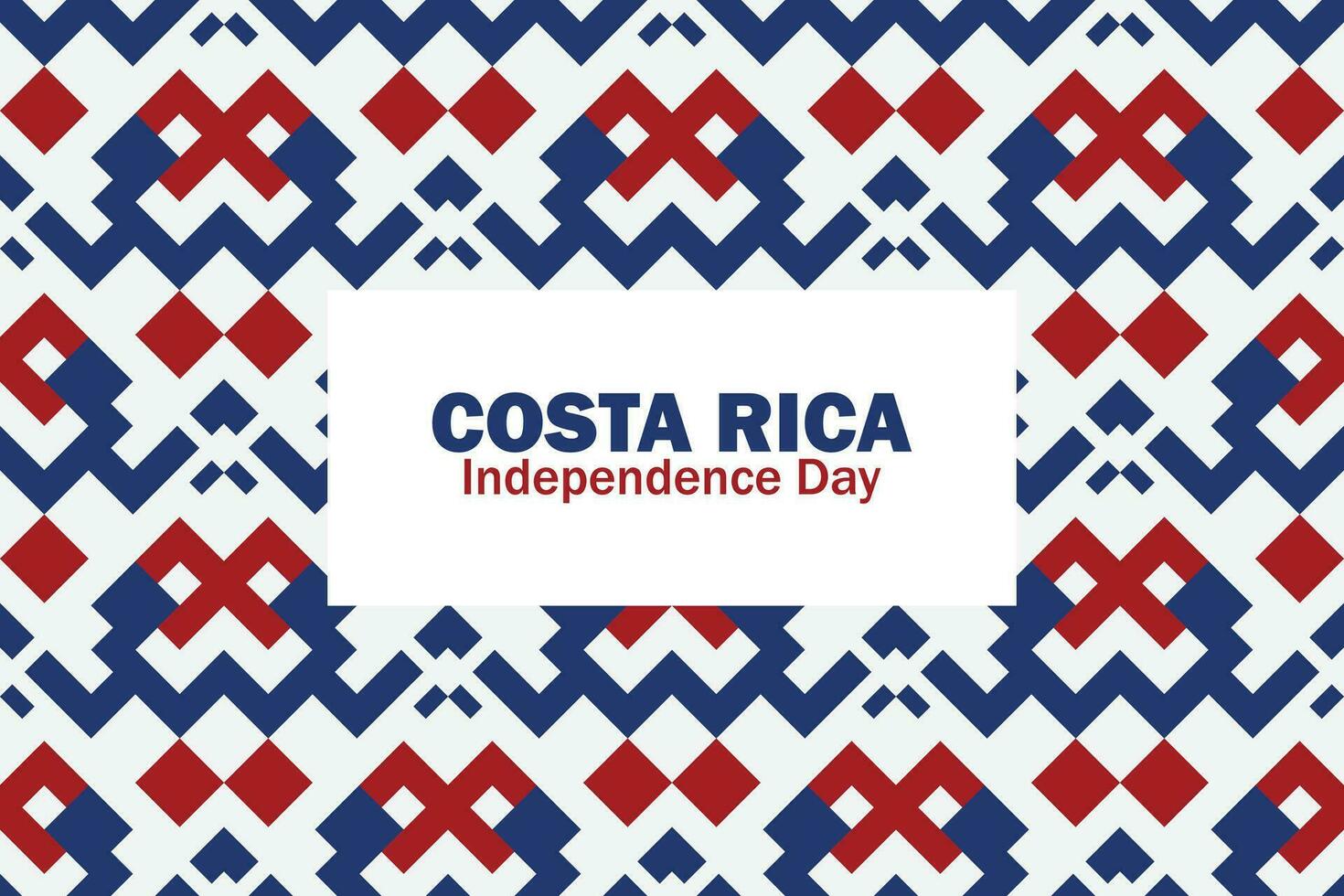 Happy Costa Rica Independent Day Vector Template Design Illustration