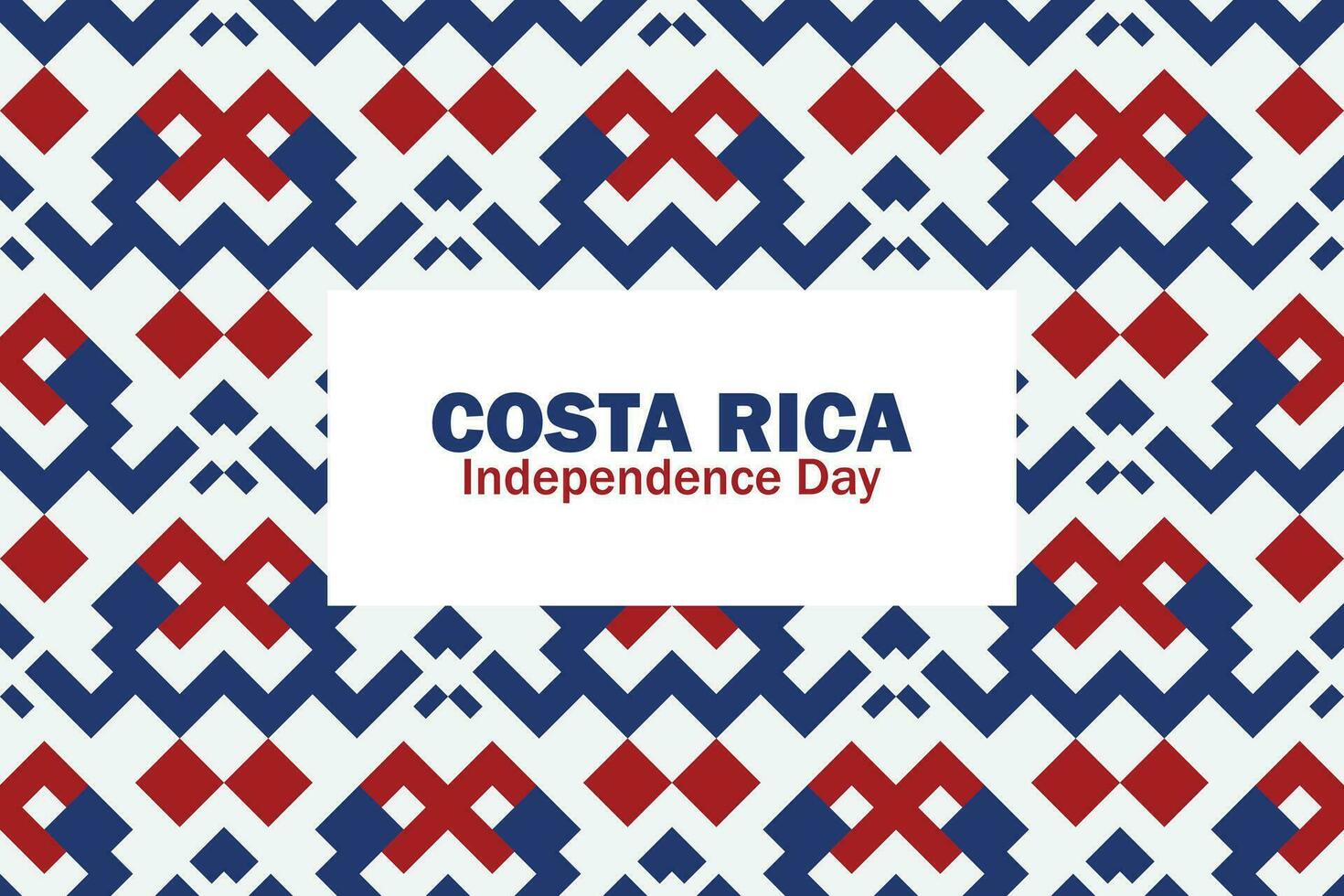 contento costa rica independiente día vector modelo diseño ilustración