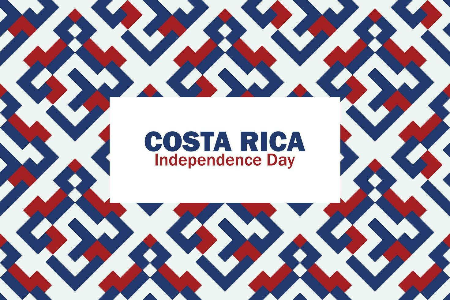 contento costa rica independiente día vector modelo diseño ilustración