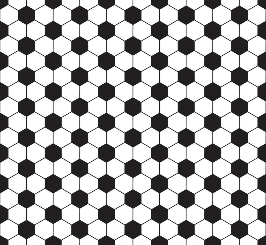 Flat soccer ball repeat pattern vector