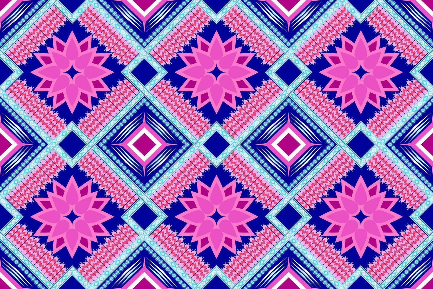 Damask style pattern for textile and decoration.Seamless pattern in tribal.Native aztec boho vector design.Background patch pattern with traditional style,design for decoraation and textiles