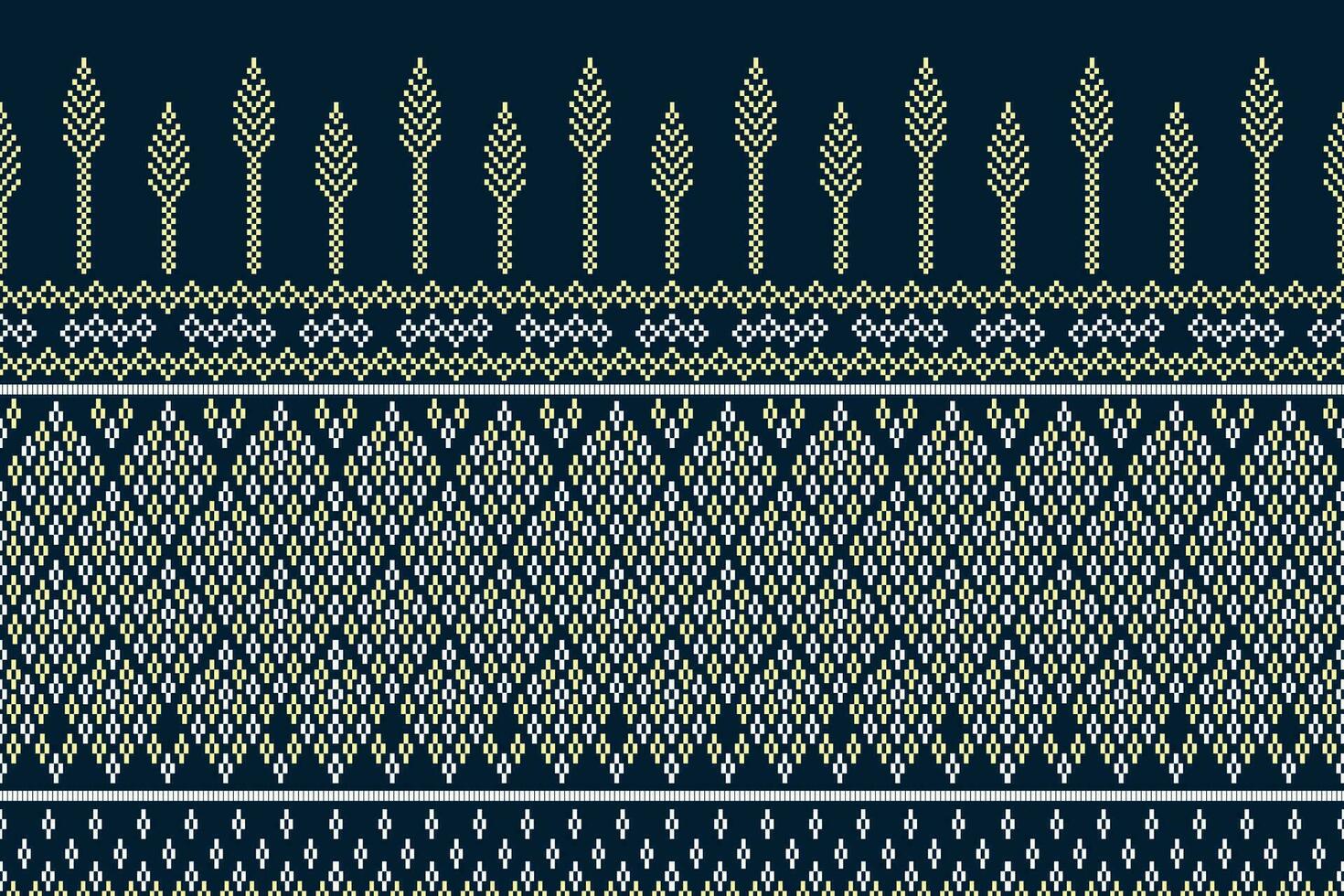 Ethnic abstract ikat. Seamless pattern in tribal, folk embroidery. Aztec geometric art ornament print.Design for carpet, wallpaper, clothing, wrapping, fabric, cover, textile.Style maxican,indain vector