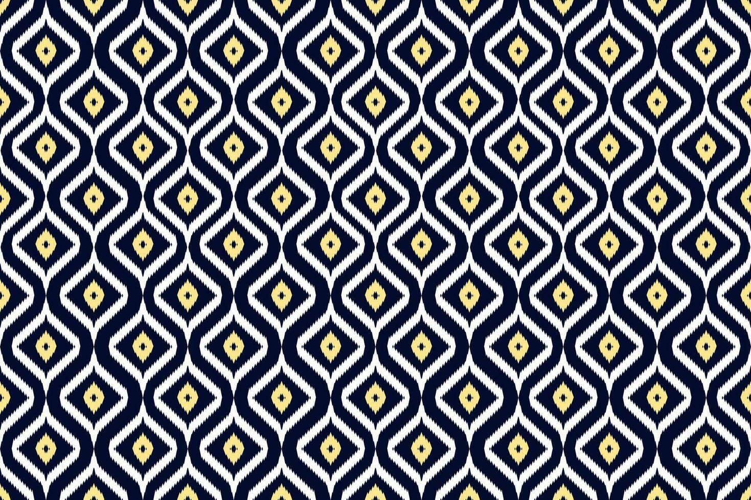 Geometric seamless pattern  for block print,batik,fabric,textile.Ethnic abstract ikat.Colorful abstract contemporary seamless pattern.Hand drawn unique print. vector