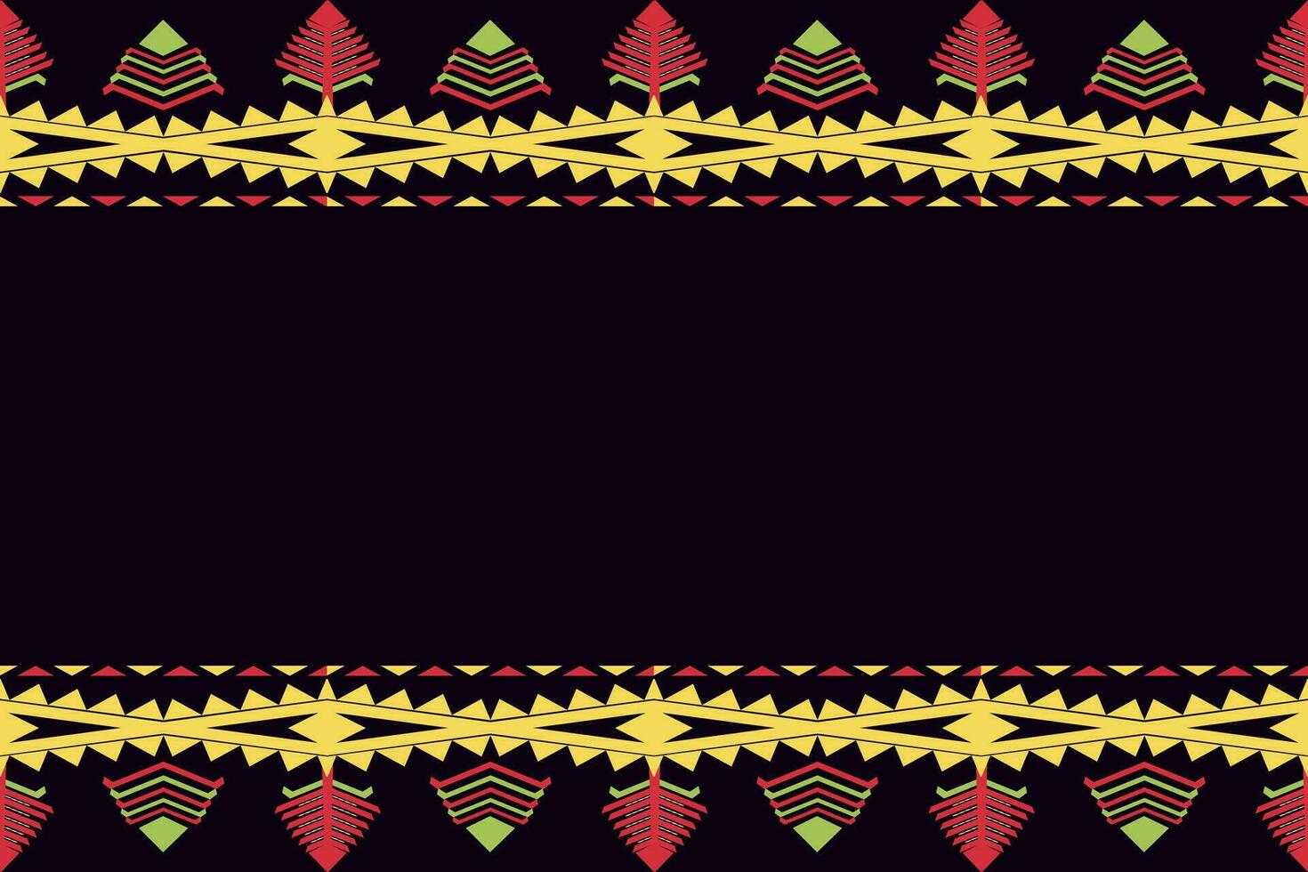 Abstract ethnic aztec geometric pattern design for background.Ethnic ikat geometric pattern for vibrant color.Colorful geometric embroidery for textiles,fabric,clothing,background,batik,knitwear vector
