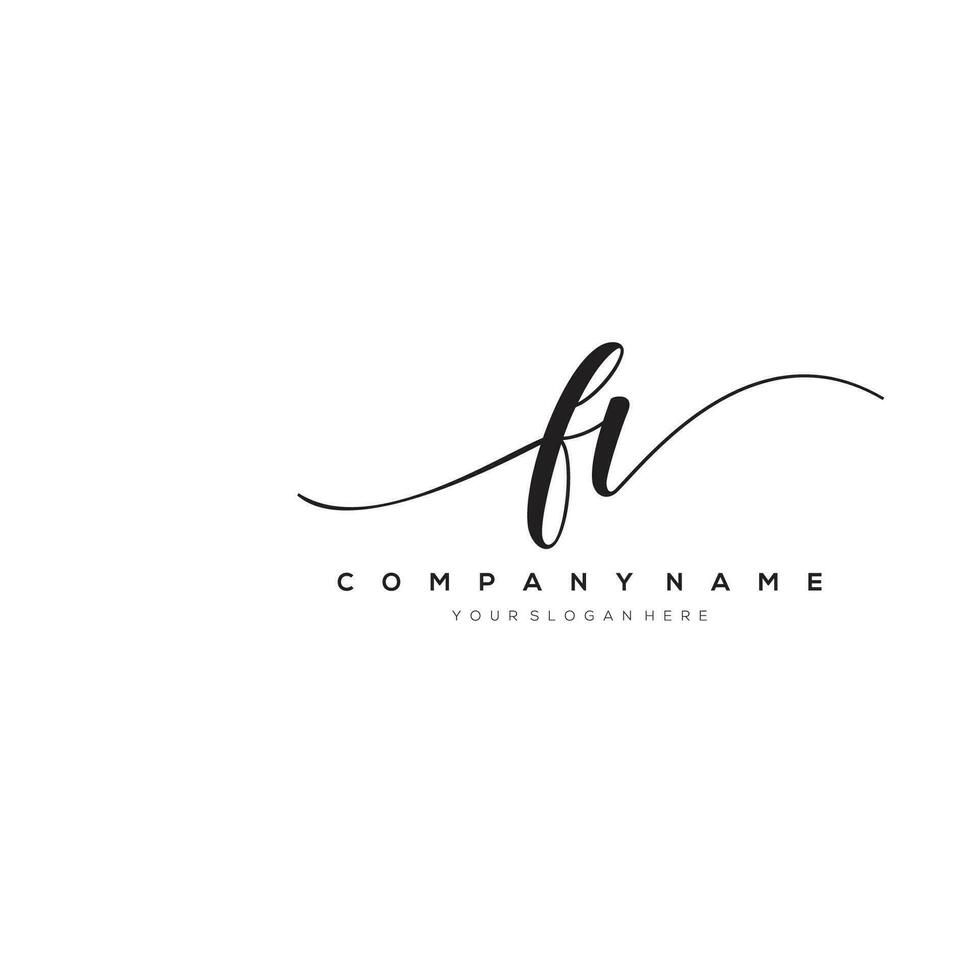 inicial letra fv logo, flor escritura logo diseño, vector logo para mujer belleza, salón, masaje, cosmético o spa marca Arte.