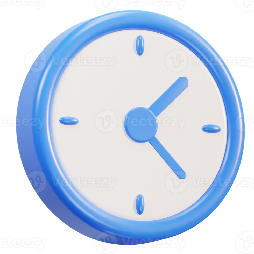 wall round clock 3d icon timekeeping social media countdown time management icon png