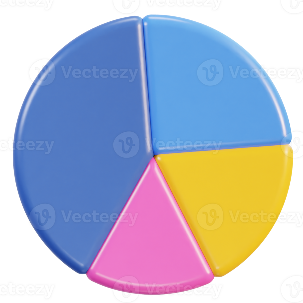 3d pie chart icon png